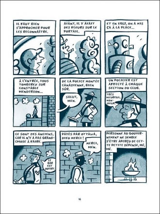 extrait comics La Confrérie des cartoonists du Grand Nord