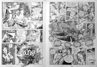 extrait comics La fille maudite du capitaine pirate