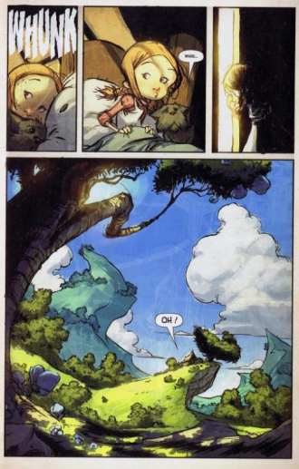 extrait comics Le magicien d'Oz