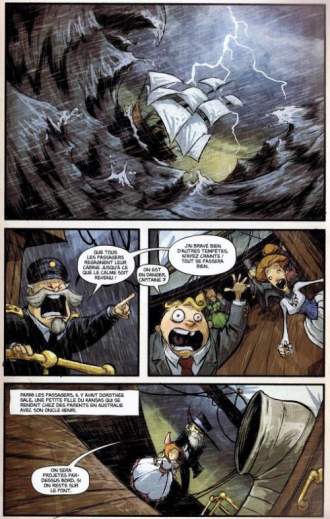 extrait comics Ozma la princesse d'Oz