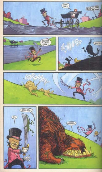 extrait comics Dorothée et le magicien d'Oz