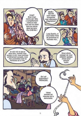 extrait comics Le Prince et la couturière
