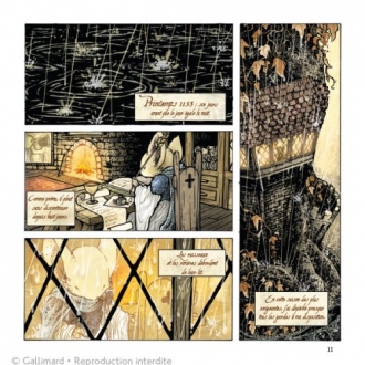 extrait comics La hache noire