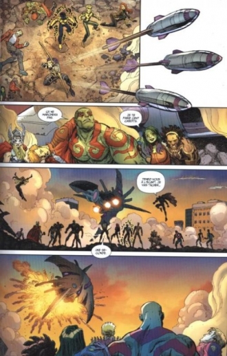 extrait comics Les Gardiens rencontrent les Avengers