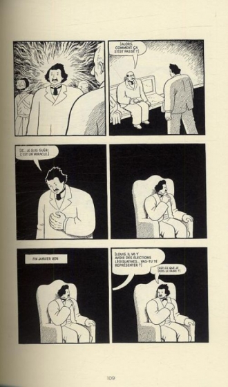 extrait comics Louis Riel