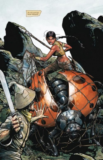extrait comics Amphibiens et insectes