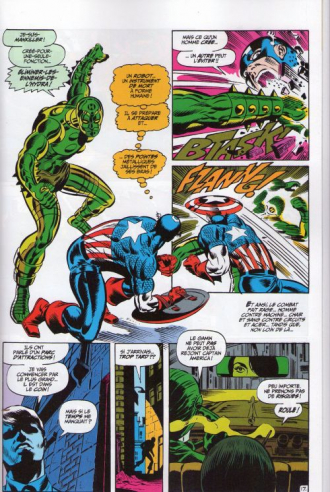 extrait comics Captain America (kiosque)