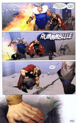 extrait comics Ciel et terre - Thor: heaven & earth (kiosque)