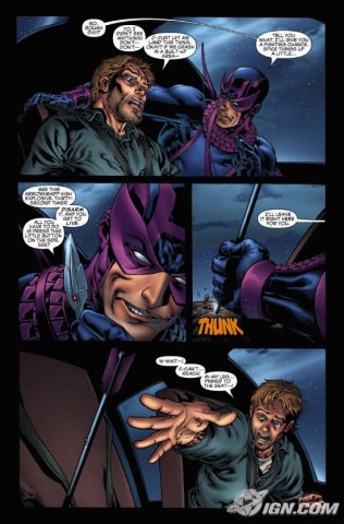 extrait comics Dark Reign : Hawkeye (kiosque)