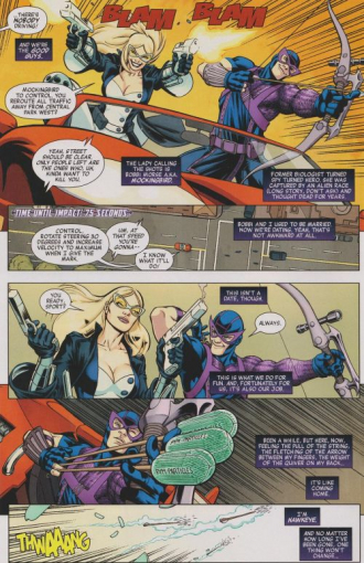 extrait comics Hawkeye & Mockingbird - Fantômes (kiosque)