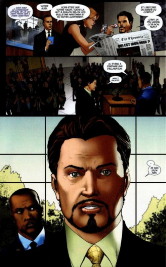 extrait comics Iron Man 2 (kiosque)