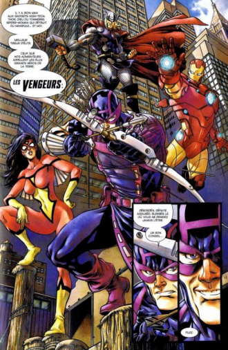 extrait comics Cible mouvante - Hawkeye Blindspot (kiosque)