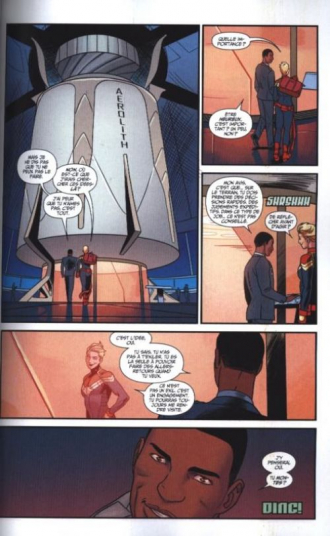 extrait comics Captain Marvel - L'étoile de Hala (kiosque)