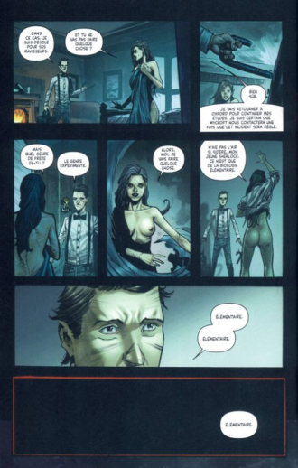 extrait comics Mycroft Holmes et le guide de l'Apocalypse