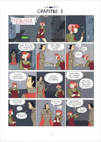 extrait comics Nimona