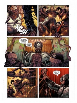 extrait comics Robocop : Mort ou Vif T2