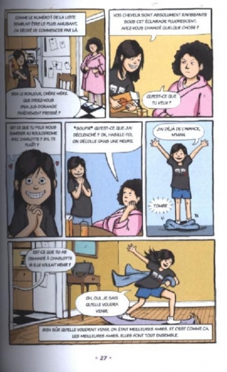 extrait comics Roller Girl