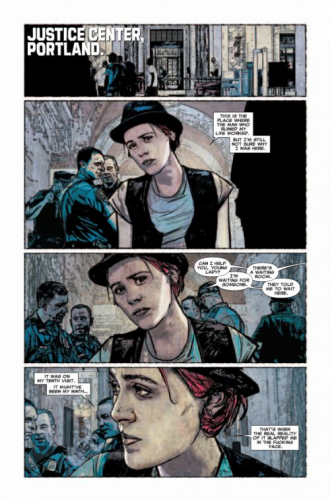 extrait comics L'indignée