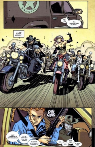 extrait comics Les francs-tieurs