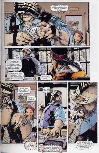 extrait comics La main de Caïn