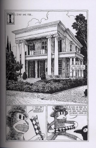 extrait comics Sock Monkey, nouvelles aventures d'un singe de chiffon