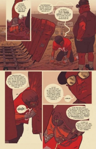 extrait comics Sang et sueur