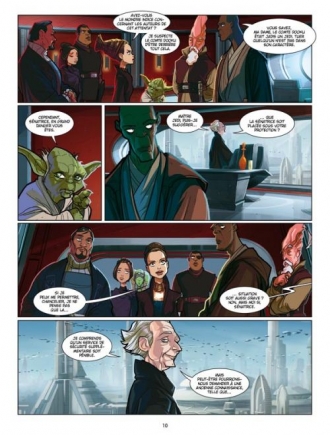 extrait comics L'attaque des clones
