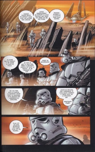 extrait comics Le destin de Dark Vador