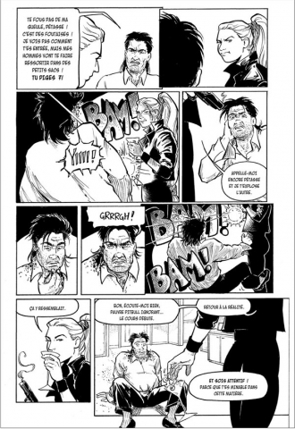 extrait comics Fleur et flamme
