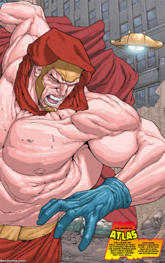 extrait comics Superman - Le monde selon Atlas