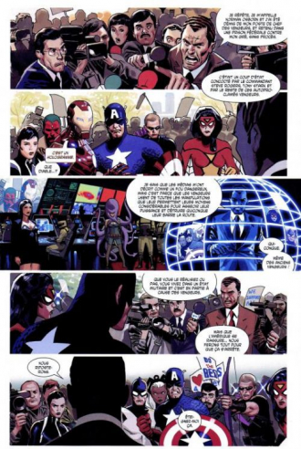 extrait comics H.A.M.M.E.R., rassemblement (kiosque)