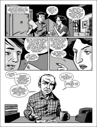 extrait comics Le dégonflé