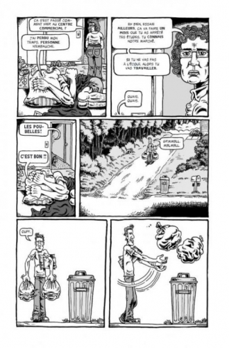 extrait comics Trashed