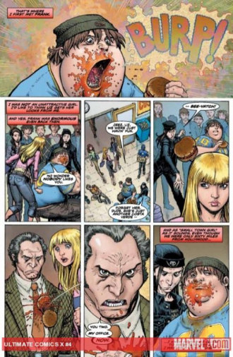extrait comics Ultimate X (kiosque)