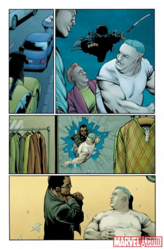 extrait comics Blade vs the Avengers (kiosque)