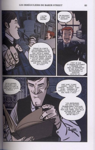 extrait comics Le Signe des quatre