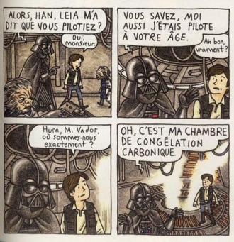 extrait comics Vador et sa petite princesse