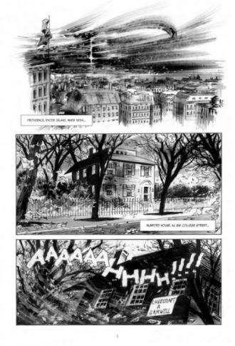 extrait comics Voyage au pays de la peur
