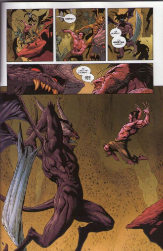 extrait comics Wolverine en Enfer (2/3) (kiosque)