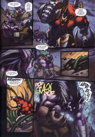extrait comics La malédiction des Worgens