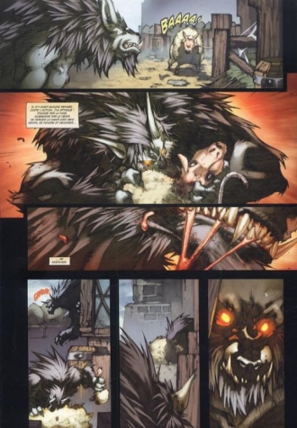 extrait comics La Malédiction des Worgens