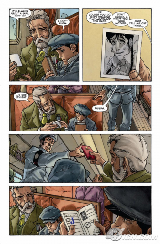 extrait comics Le testament