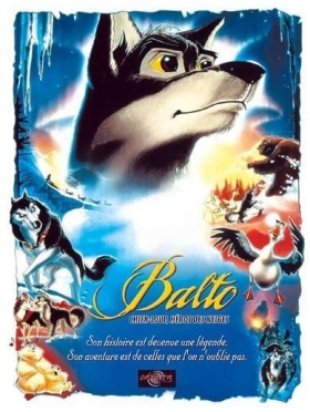 couverture film Balto chien-loup, héros des neiges