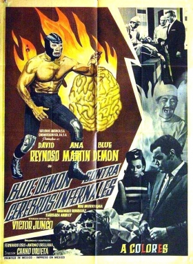 couverture film Blue Demon contra Cerebros Infernales