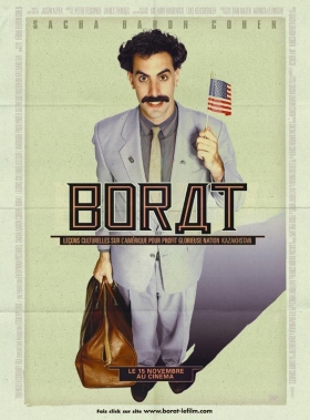 couverture film Borat, leçons culturelles sur l'Amérique au profit glorieuse nation Kazakhstan