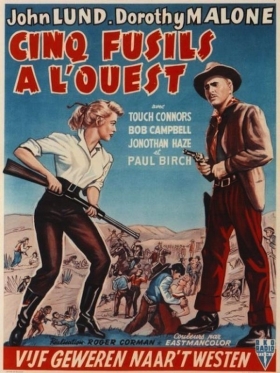 couverture film Cinq fusils à l'Ouest