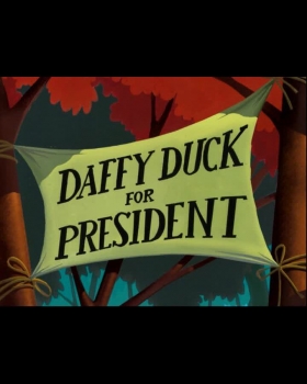 couverture film Daffy Duck for President