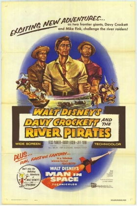 couverture film Davy Crockett et les pirates de la rivière