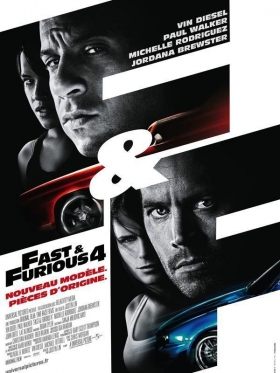 couverture film Fast &amp; Furious 4