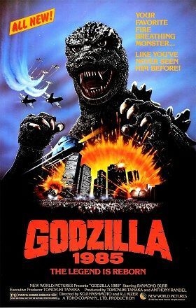 couverture film Godzilla 1985
